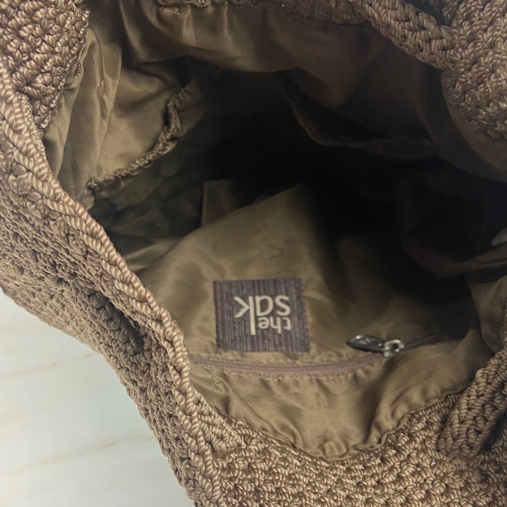 The Sak Tan Crochet Backpack - Picture 4 of 7